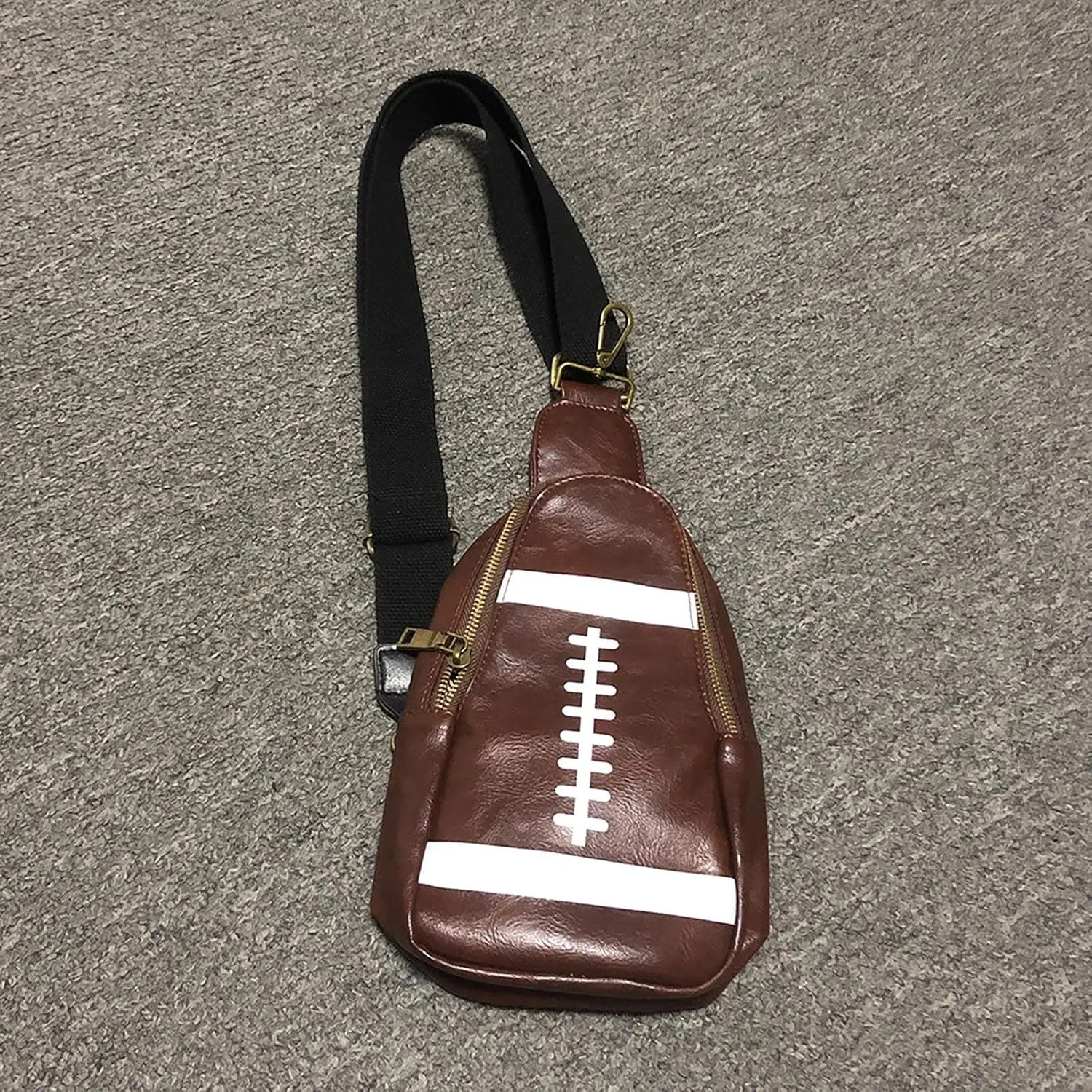 Men Women Baseball Shoulder Bag Chest Bag Sports Baseball Messenger Bags Messenger Satchel Bags for Men (A, One Size)