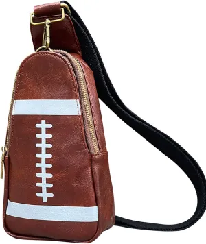 Men Women Baseball Shoulder Bag Chest Bag Sports Baseball Messenger Bags Messenger Satchel Bags for Men (A, One Size)