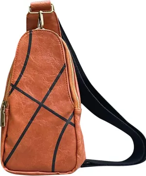 Men Women Baseball Shoulder Bag Chest Bag Sports Baseball Messenger Bags Messenger Satchel Bags for Men (C, One Size)