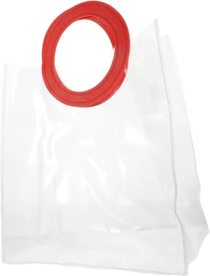 minkissy Plastic Bag for Party Candy Bag Holder with Handles Easy to Use and Carry