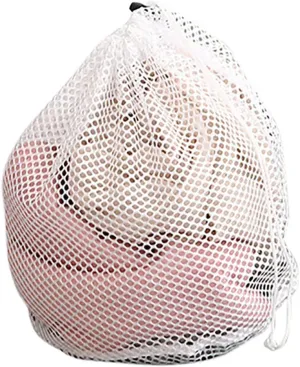 Ochine Mesh Laundry Bags Washing Bag for Delicates, Travel Storage Organize Bag Machine Clothing Wash Bags with Locking Drawstring Closure for Bra, Lingerie, Underwear, Socks, Clothes (1 Pack)