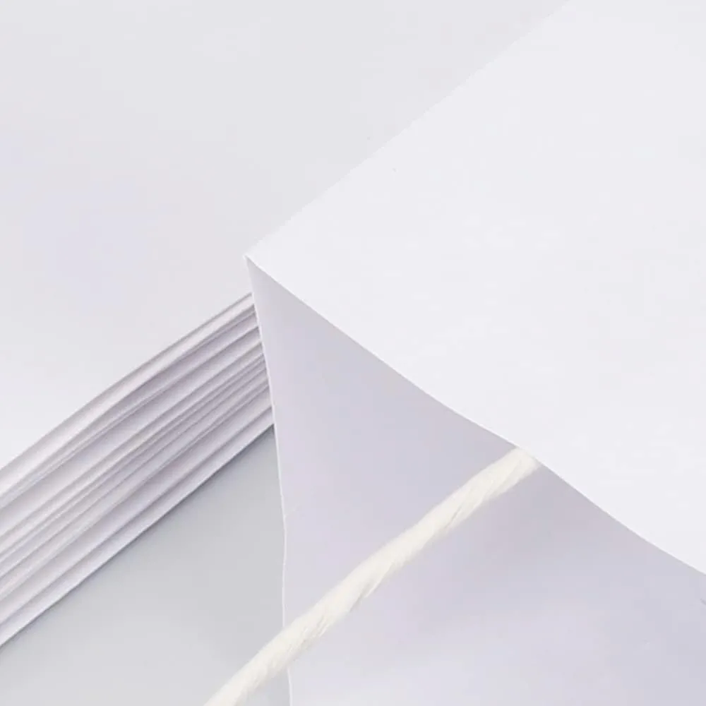 Oikss 100 Pack 5.25x3.25x8.25 Inch Small White Kraft Paper Bags with Handles Bulk for Birthday Wedding Party Favors Grocery Retail Shopping Business Goody Craft Gift Bags Cub Sacks (100pcs Count)