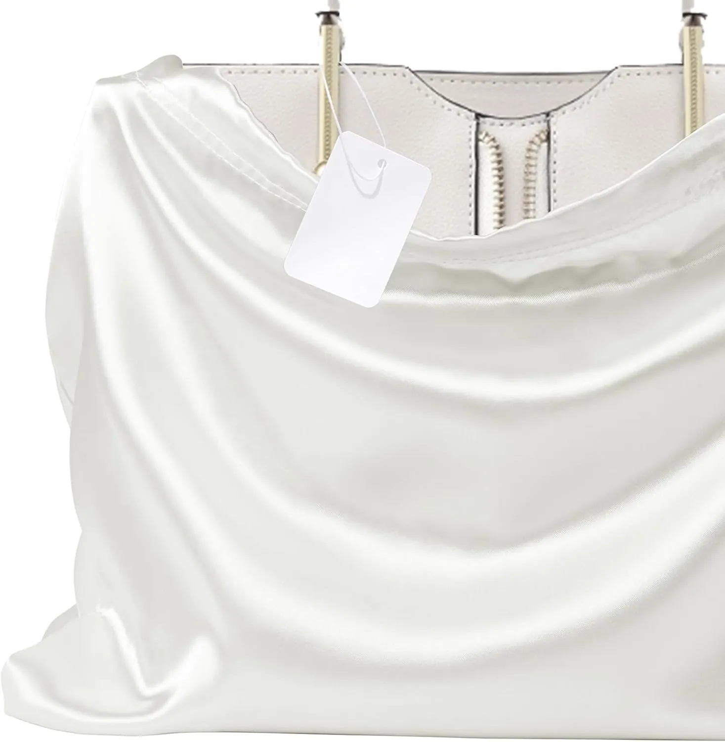 P Pothuiny 2 Pcs Satin Dust Bags for Handbags