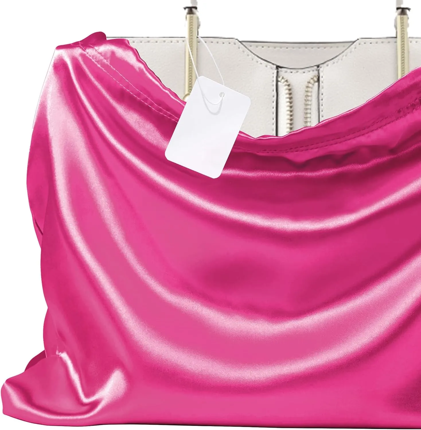 P Pothuiny 2 Pcs Satin Dust Bags for Handbags
