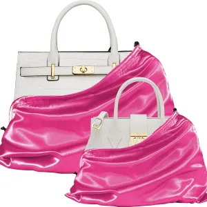 P Pothuiny 2 Pcs Satin Dust Bags for Handbags