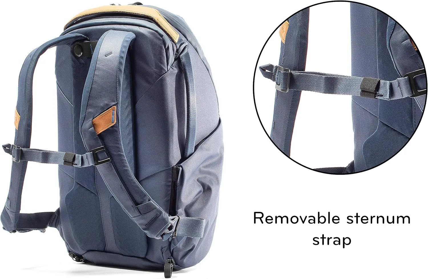 Peak Design Everyday Backpack Zip 15L Midnight, Carry-on Backpack with Laptop Sleeve (BEDBZ-15-MN-2)