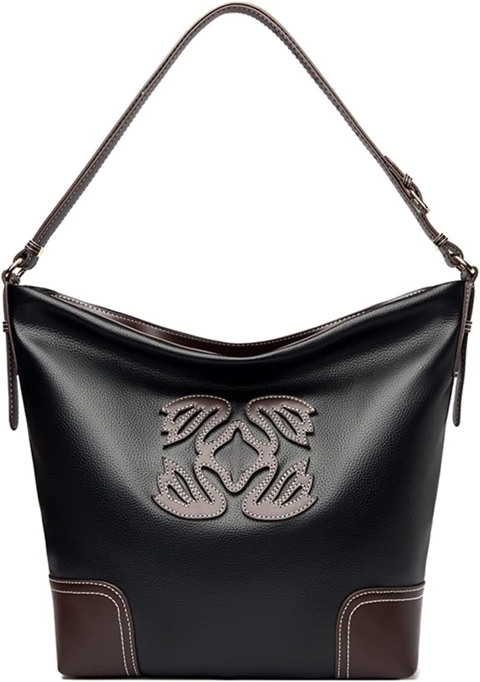 Quality Soft Leather Luxury Handbags For Women Bags Totes High Capacity Bucket Shoulder Bags Ladies Handbag