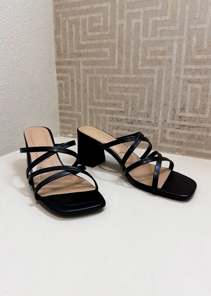 Quena Strappy Block Heel