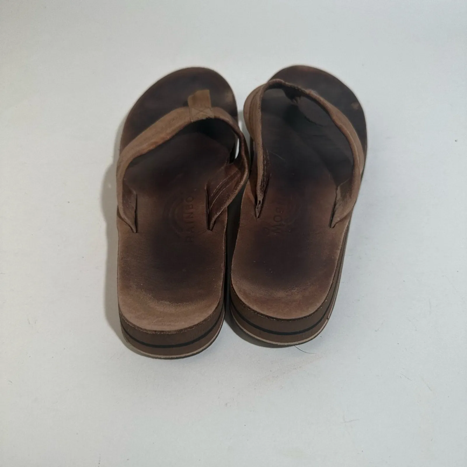 Rainbow Leather Sandals