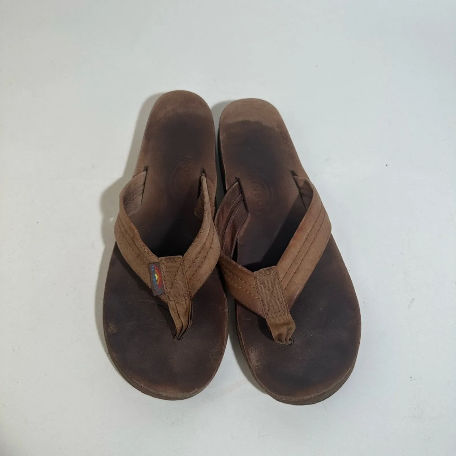 Rainbow Leather Sandals