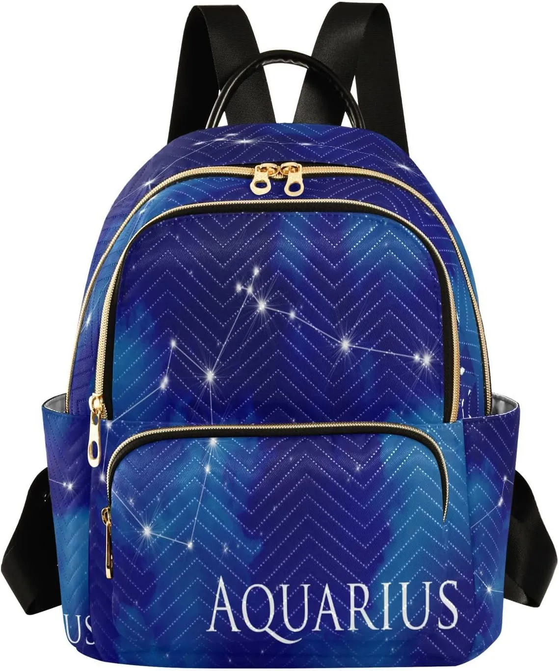 Senya Fashion Mini Backpack Purse for Daily Use, Aquarius Design for Travel & College
