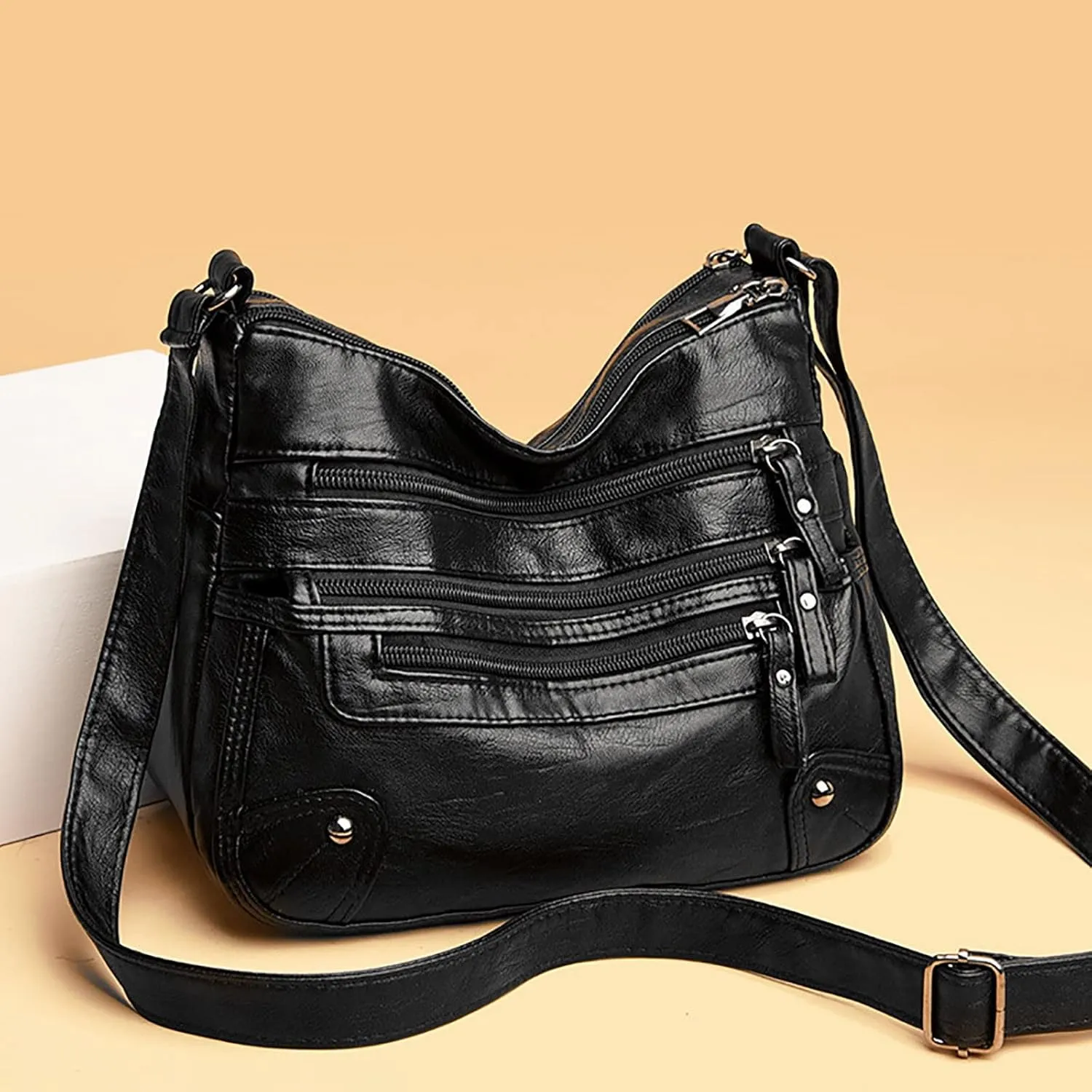Shopper Handbag Travel Purse Women Soft Leather Shoulder Bags Layer Classic Crossbody Bag Luxury Designer Handbag