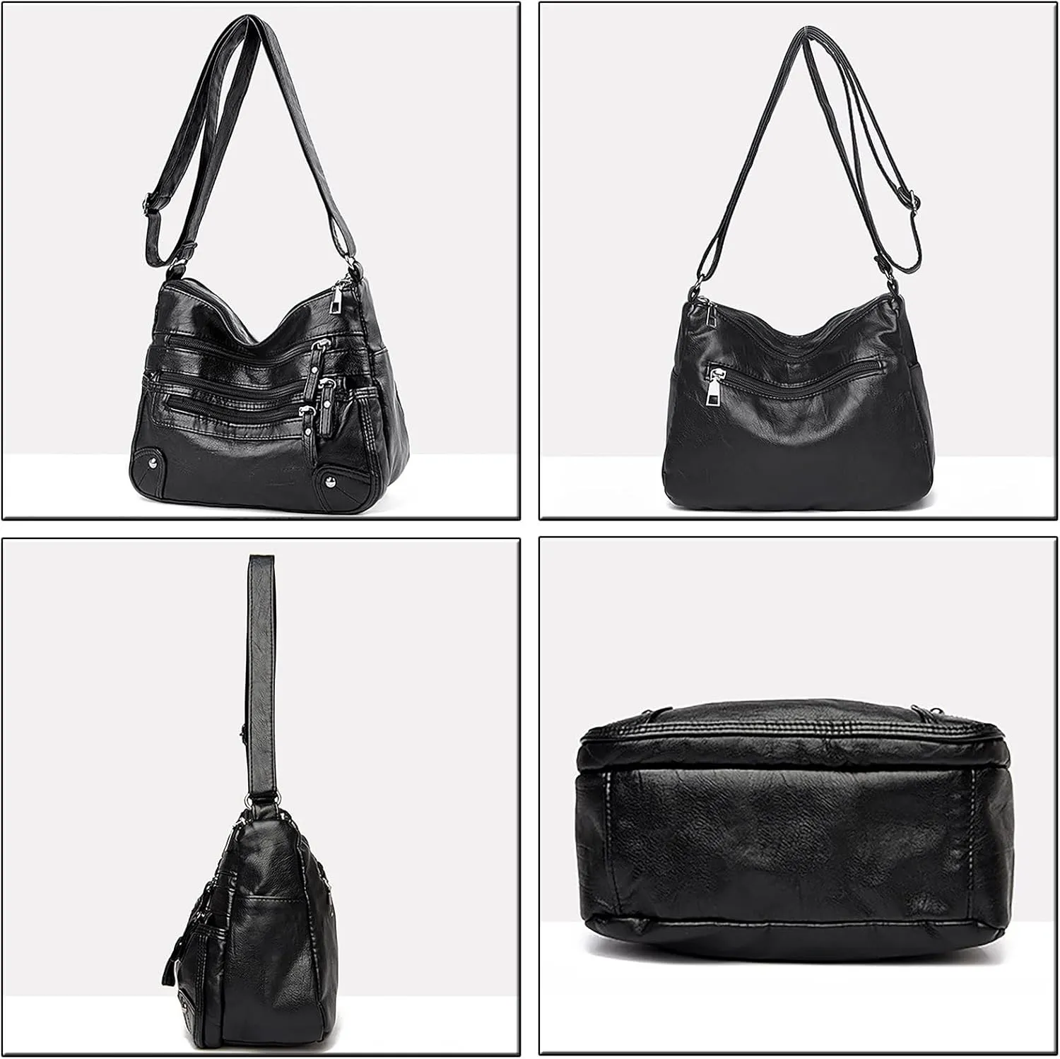 Shopper Handbag Travel Purse Women Soft Leather Shoulder Bags Layer Classic Crossbody Bag Luxury Designer Handbag