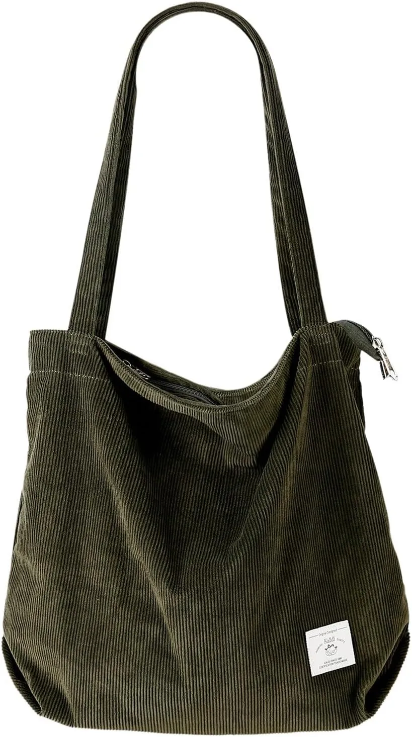 Slouchy Tote Purses Ladies Bags Casual Large Capacity Shopping Handbag Simple Retro Fashion Shoulder Bag