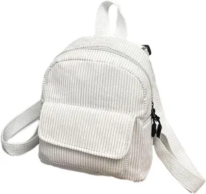 Small Purse for Women 2025 Fashion Simple Velvet Solid Backpack Corduroy Backpack