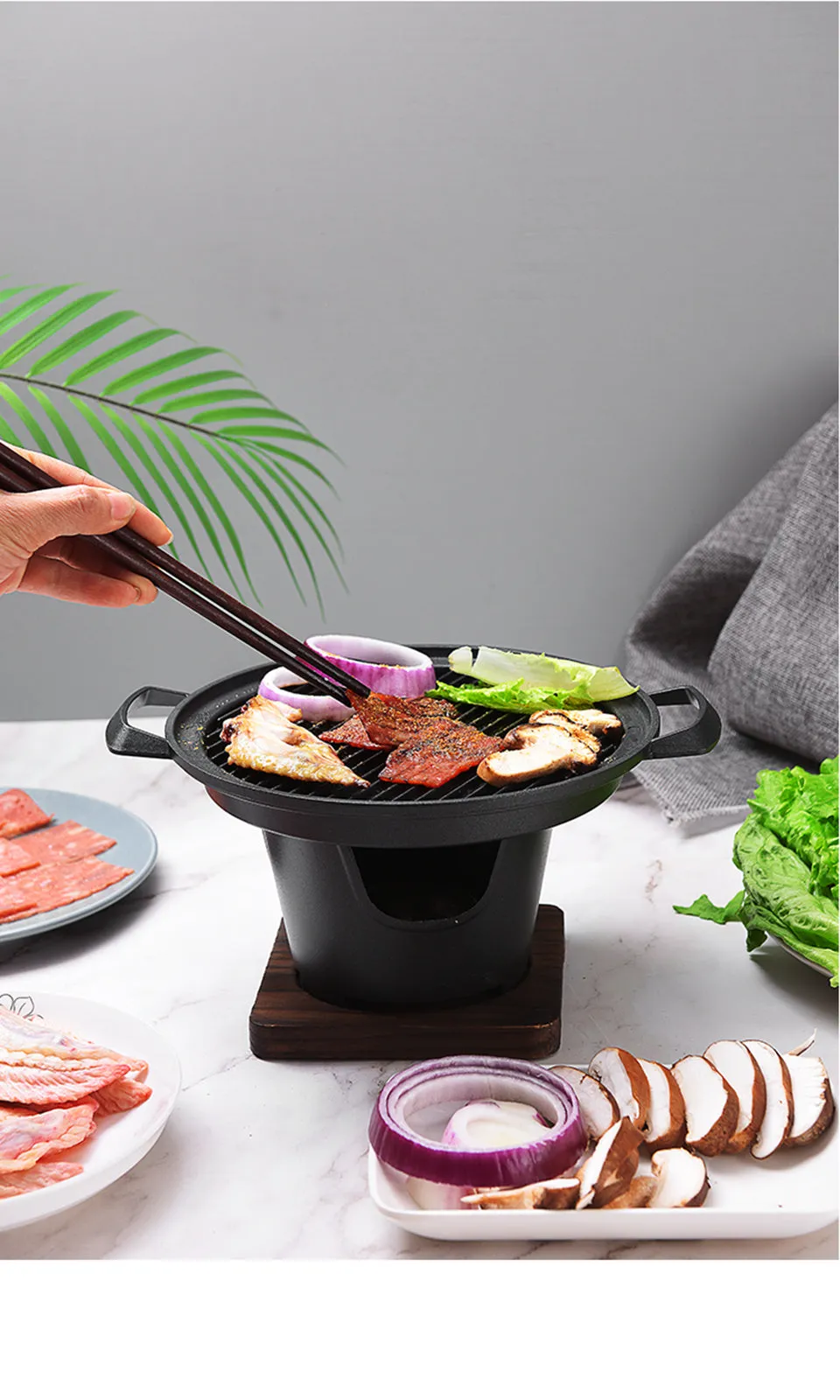 Smokeless Mini BBQ Grill