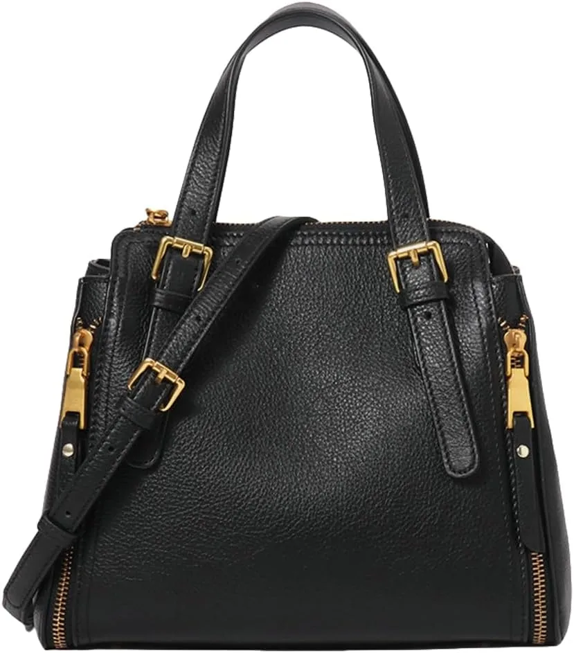 Soft Genuine Leather Handbag Purse for Women Small Crossbody Shoulder Bag Stylish Bucket Zipper Totes Satchels