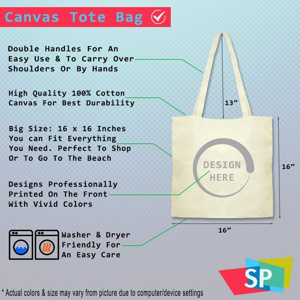 Speedy Pros Canvas Tote Bag for Women Chillin out Maxin Relaxing All Cool Funny Humor Gag Beach Bags for Women