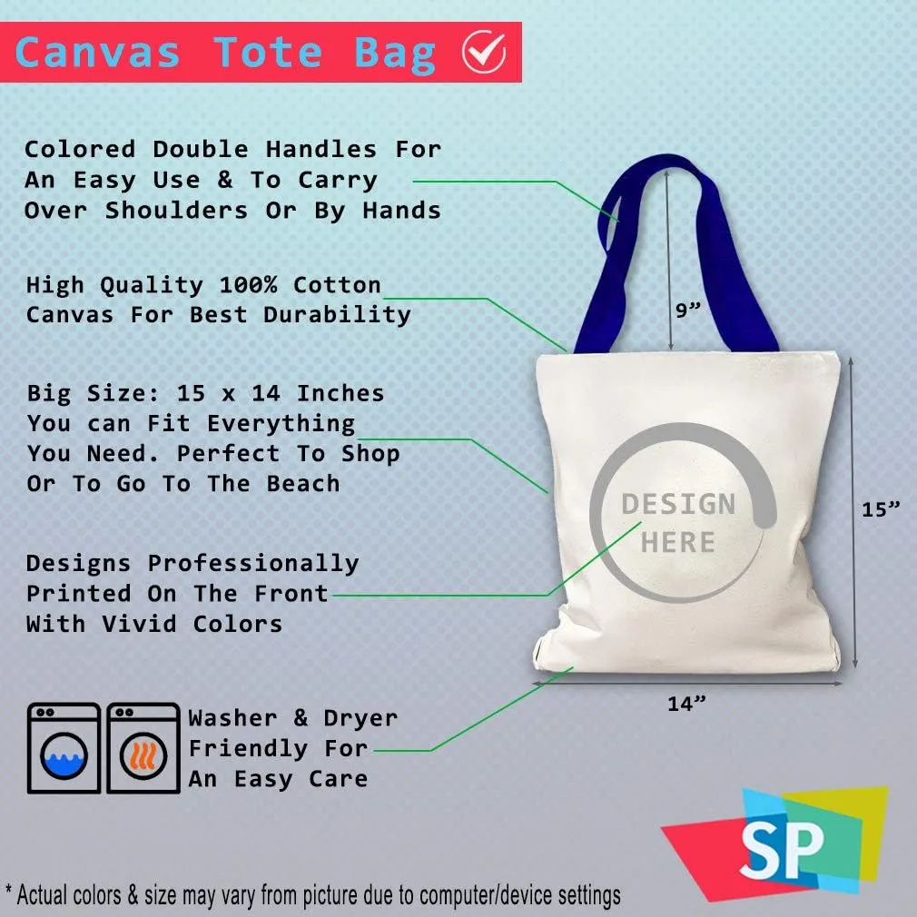 Speedy Pros Canvas Tote Bag for Women I Pair Well with Wine Drinking Party Beach Bags for Women