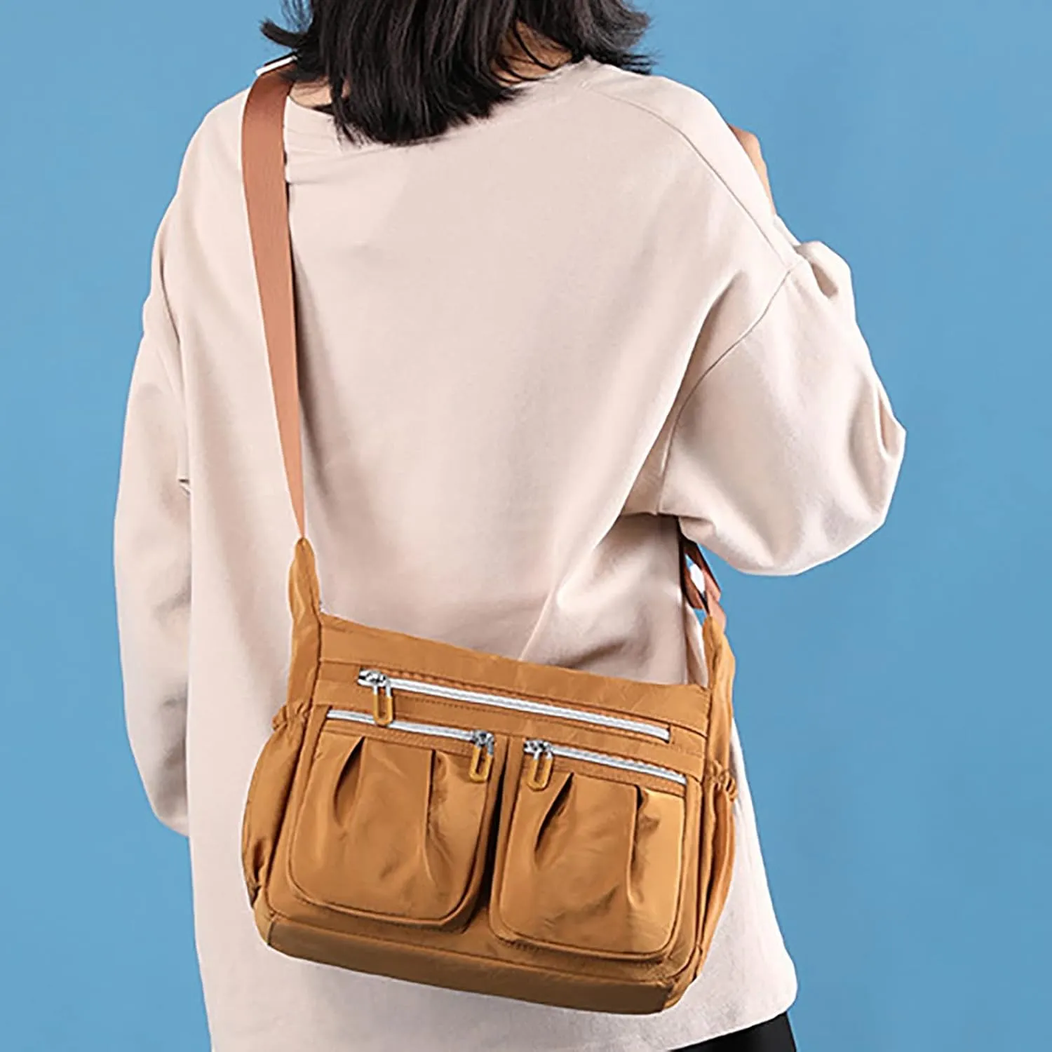 Tote Bag For Women Casual Leather Retro Shoulder Bags Versatile Cross Body Handbags For Shopping Travel Essential A