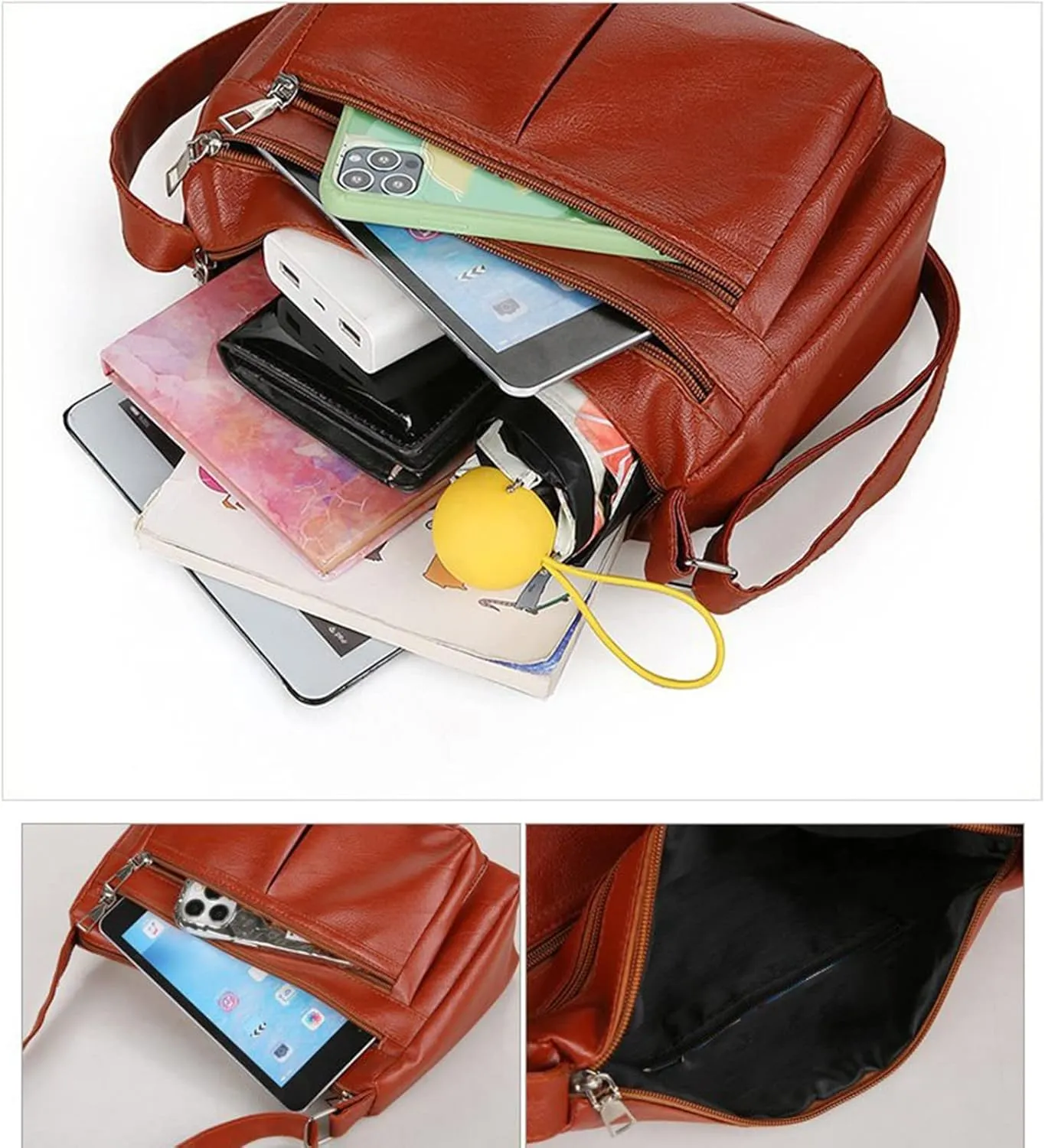 Tote Bag For Women Casual Leather Retro Shoulder Bags Versatile Cross Body Handbags For Shopping Travel Essential G