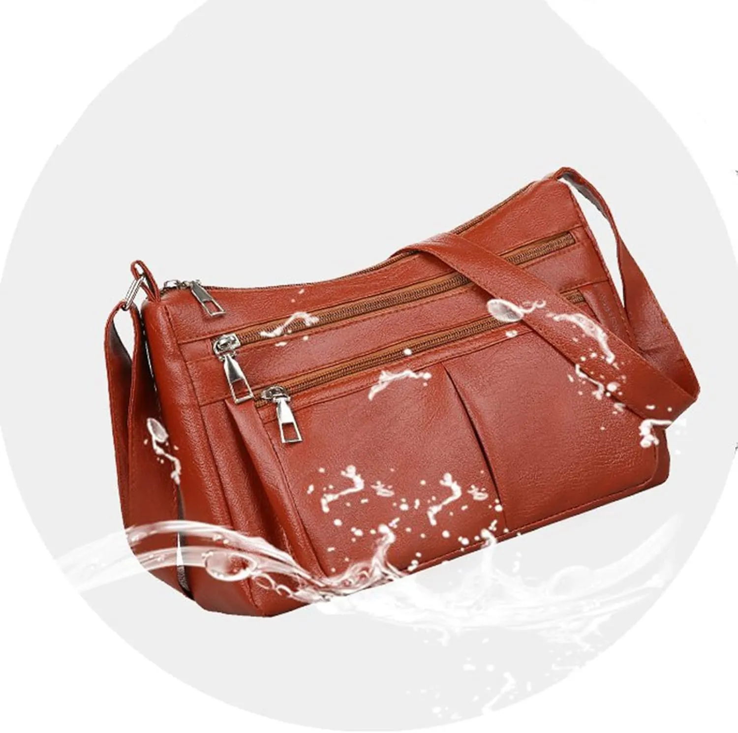 Tote Bag For Women Casual Leather Retro Shoulder Bags Versatile Cross Body Handbags For Shopping Travel Essential