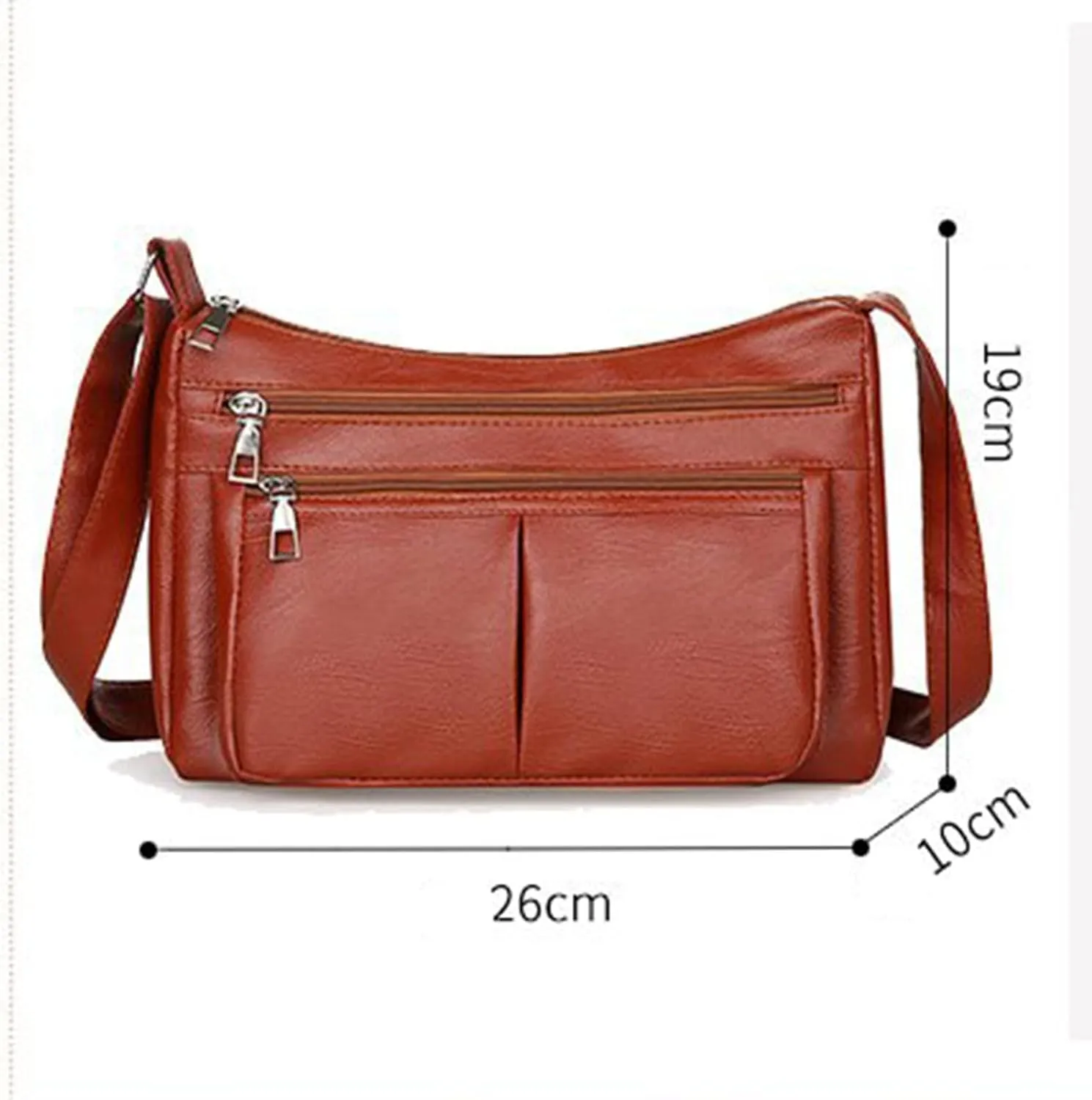 Tote Bag For Women Casual Leather Retro Shoulder Bags Versatile Cross Body Handbags For Shopping Travel Essential