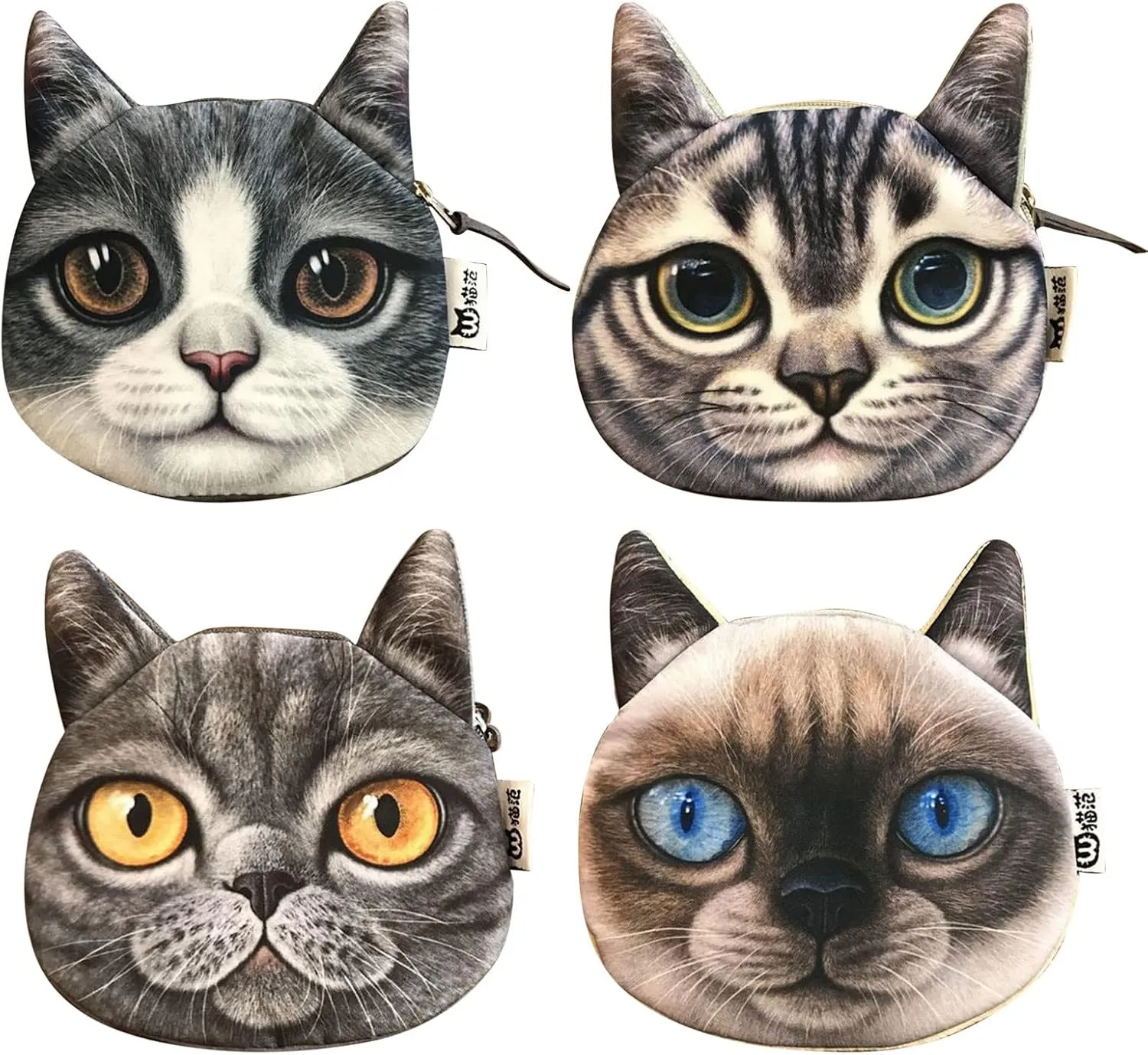 Tote Bag For Women Cat Animal Pattern Purse Mini Small Purse Fashion Wallet Card Holder Purse For Daughter Birthday C