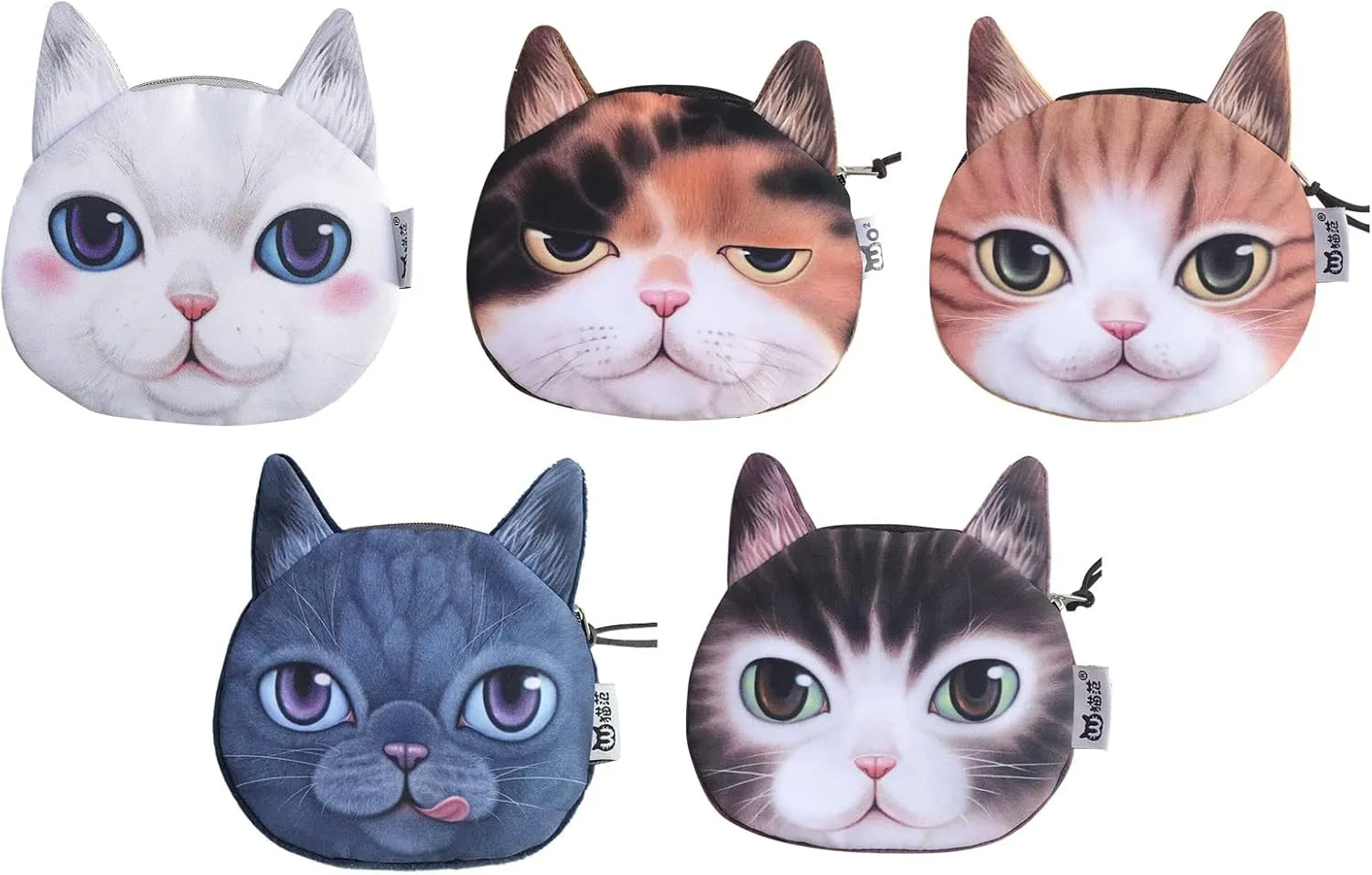Tote Bag For Women Cat Animal Pattern Purse Mini Small Purse Fashion Wallet Card Holder Purse For Daughter Birthday C