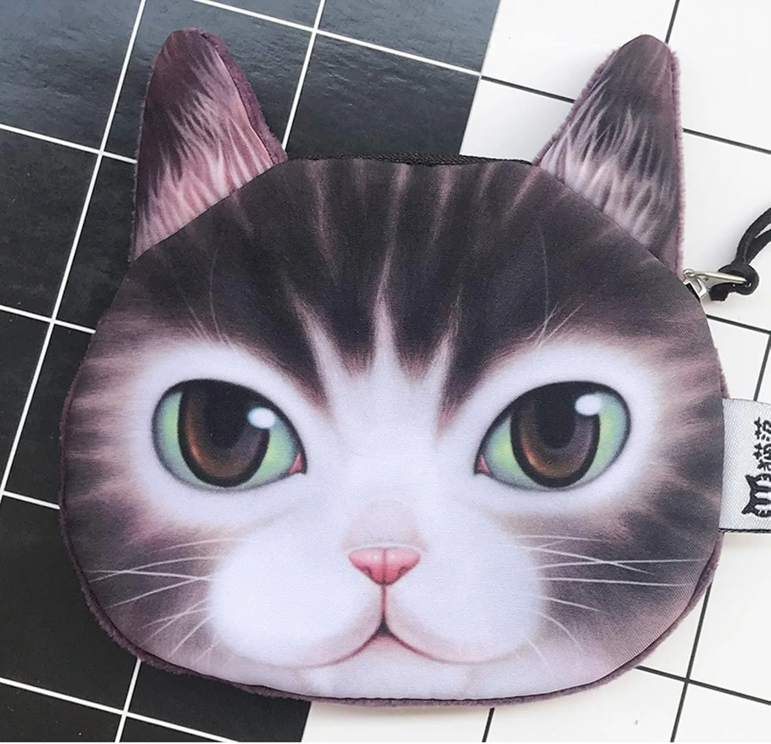 Tote Bag For Women Cat Animal Pattern Purse Mini Small Purse Fashion Wallet Card Holder Purse For Daughter Birthday C