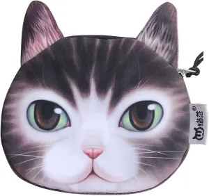 Tote Bag For Women Cat Animal Pattern Purse Mini Small Purse Fashion Wallet Card Holder Purse For Daughter Birthday C