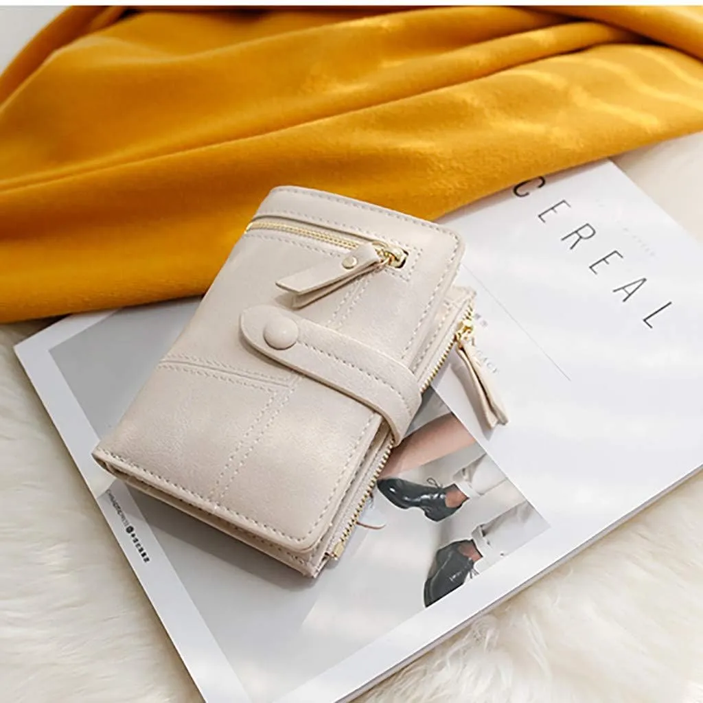 Tote Bag For Women Mini Blue Wallets Short Holder Purses Fold Small Female Card Purse Wallet For Shopping Travel Essential D