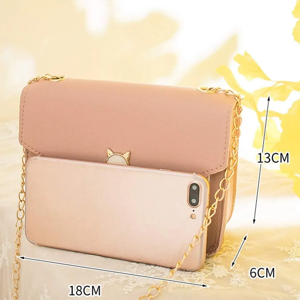 Tote Bag For Women Phone Small Shoulder Cat Women Fringe Bag Bag Messenger Mobile Cover Bag For Shopping Outdoor Essential J