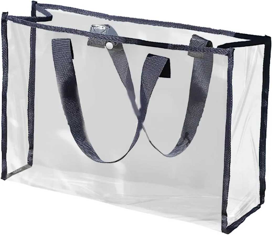 Tote Bag For Women Portable Transparent Travel Beach Bag Swimming Bag Cosmetic Storage Bag Multifunctional Wash Large Bag Z