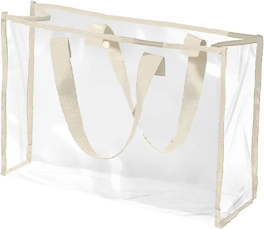 Tote Bag For Women Portable Transparent Travel Beach Bag Swimming Bag Cosmetic Storage Bag Multifunctional Wash Large Bag Z