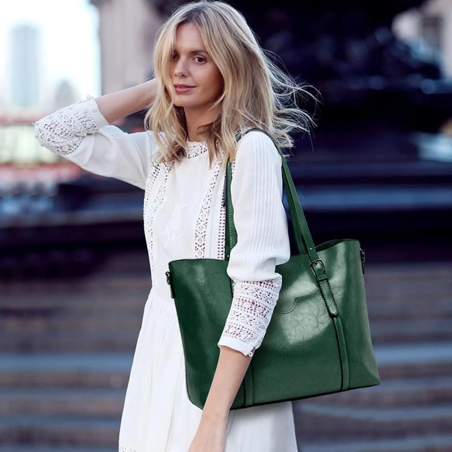 Tote Bag For Women Retro Hobo Handbags Woman Large Designer Ladies Bag Pocket Purse Leather For Daily Shopping Travel