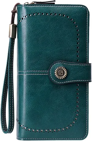 Tote Bag For Women Women's Solid Color Long Purse Leather Wallet Ladies Large Handbags For Shopping Travel Essential F