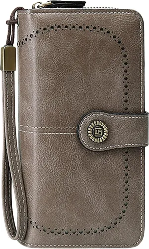 Tote Bag For Women Women's Solid Color Long Purse Leather Wallet Ladies Large Handbags For Shopping Travel Essential F