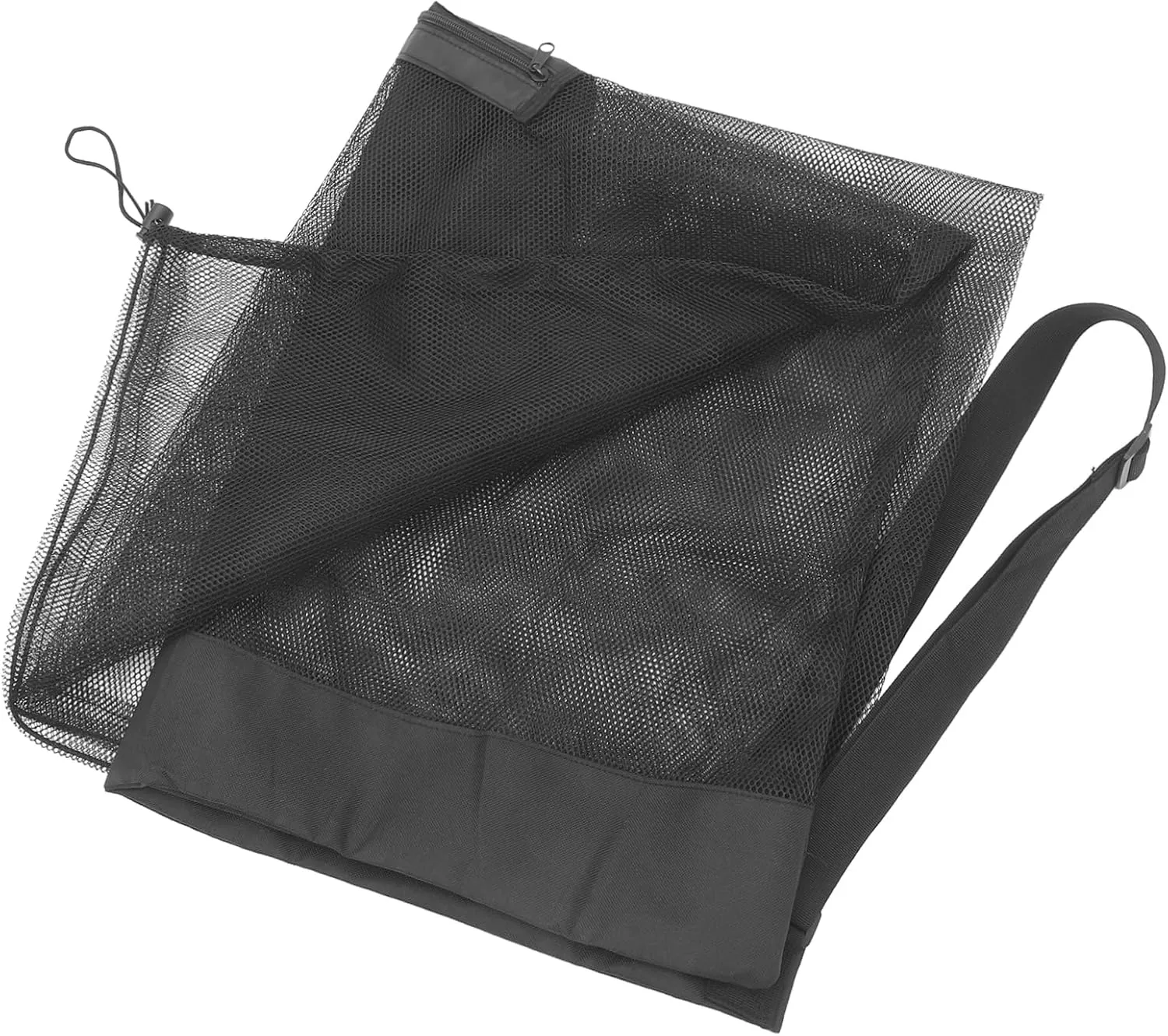Totority Multi-function Mesh Bag Large Sports Ball Carrier Drawstring for Basketball Soccer Volleyball