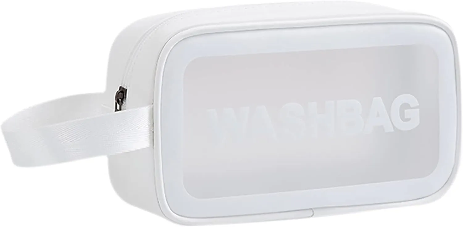 Trendy Ladies Shoulder Bag M Sets Wash Bags With Handle For Travelling Makeup Bags Functional Pvc Storage Bag