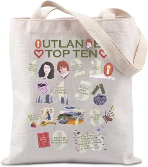 TV Show Inspired Tote Bag Sassenach Gift TV Show Lover Handbag Gift