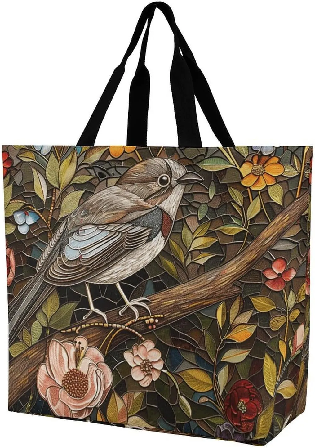 Usa Flag Beach Bag Reusable Tote Bag Foldable Grocery Bags Women Shopping Bags for Daily Essentials