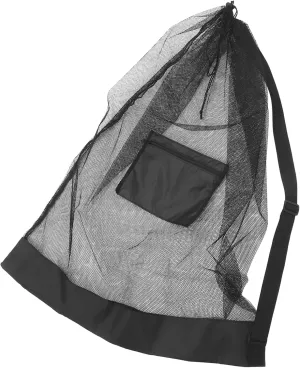 Volleyball Training Equipment Basketball Mesh Bag Drawstring Sturdy Construction Suitable for School Team Activities