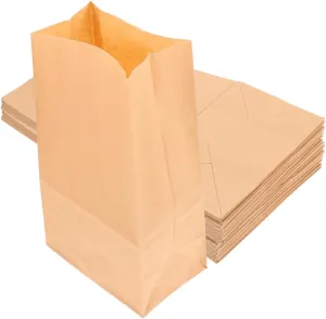 Washable Reusable Paper Bags Heavy Duty Food Storage Containers for Bread Fruits and Vegetables and Oil Resistant Paper Sundries Bags