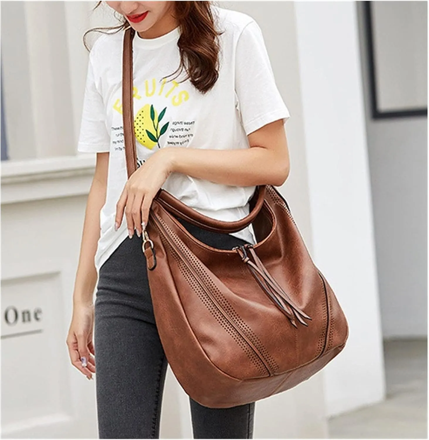 Women Handbags Hollow Shoulder Crossbody Bags Ladies Pu Leather Totes Fashion Messenger Bag Womens Bag