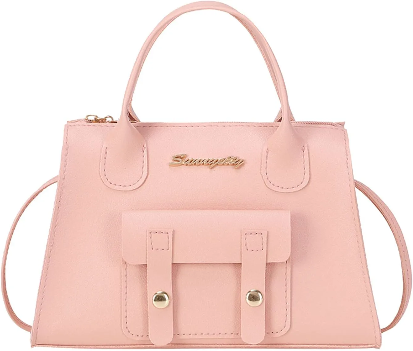 Women Messenger Bag Fashion New Pattern Solid Simple Handbag Shoulder Bag Purpose High Capacity Zipper Bags (One Size)