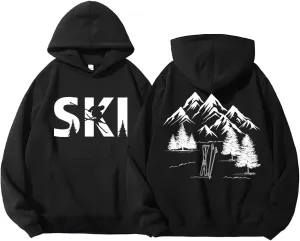 Women's Adult Oversized Green Graphic/Streetwear Hoodie