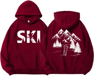 Women's Adult Oversized Green Graphic/Streetwear Hoodie