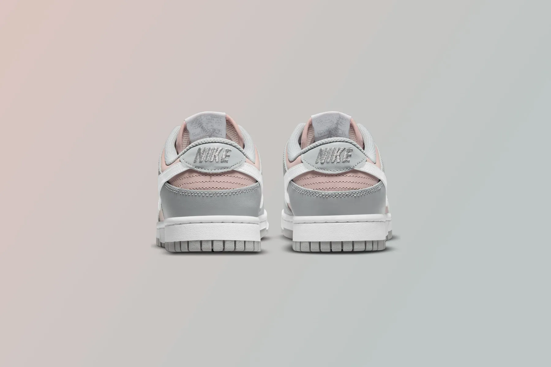 Women's Dunk Low - Pink Oxford/Metallic Silver