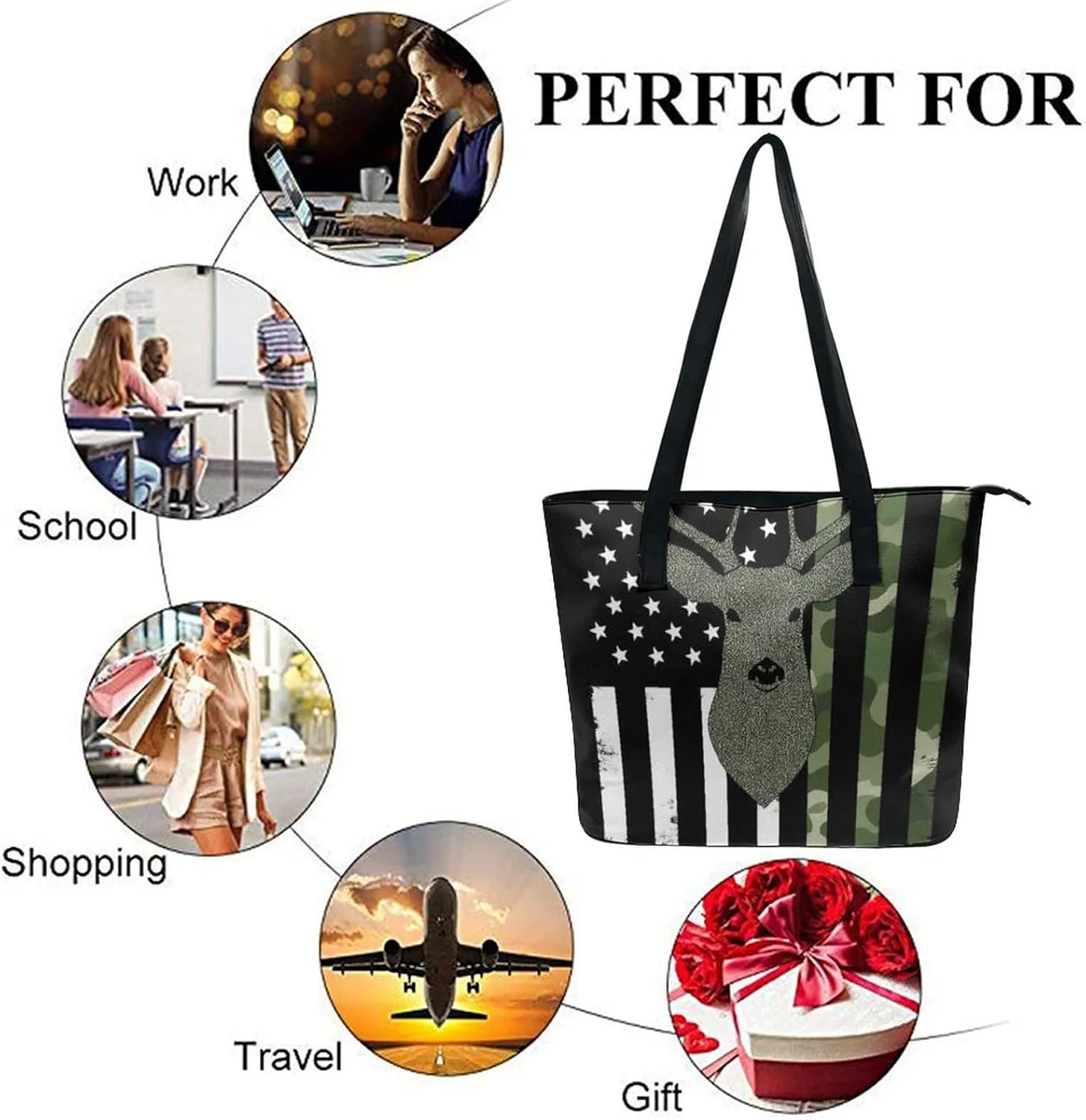 Women's Elegant Leather Shoulder Bag Casual Chic Handbag For Daily Use
